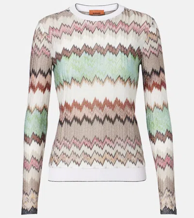MISSONI ZIGZAG LAMÉ TOP