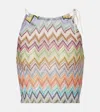 Missoni Zigzag Lamé Top In Multi