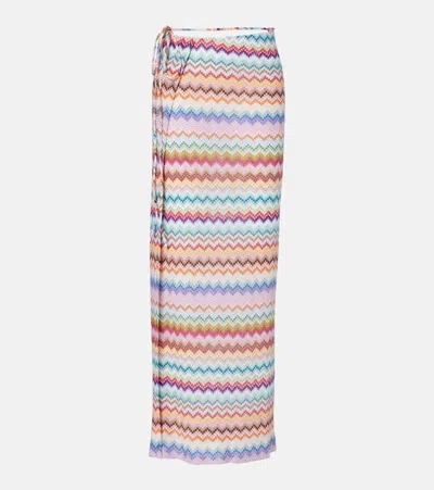 Missoni Printed Palazzo Trousers In Multi