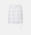 Missoni Slit Skirt In White