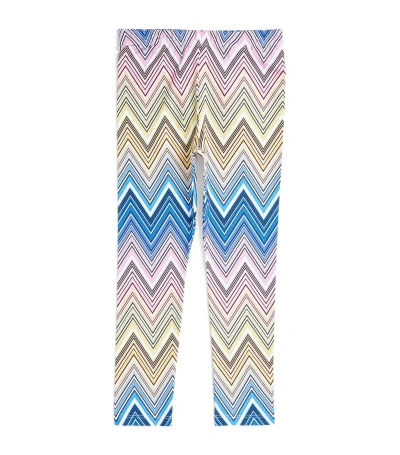 Missoni Kids' Zigzag Leggings (4-14 Years) In Multi