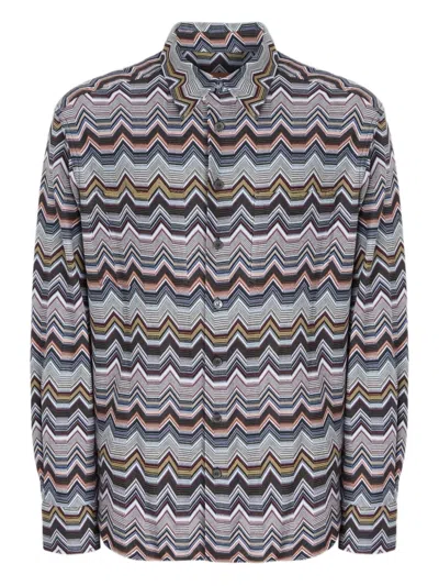 MISSONI ZIGZAG LONG-SLEEVED SHIRT