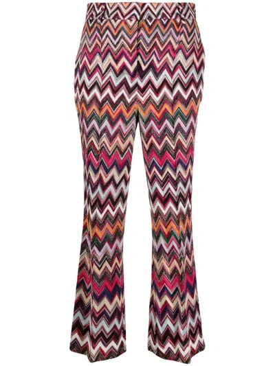MISSONI ZIGZAG LUREX TROUSERS