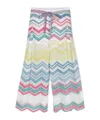 Missoni Zigzag Lurex Trousers In White