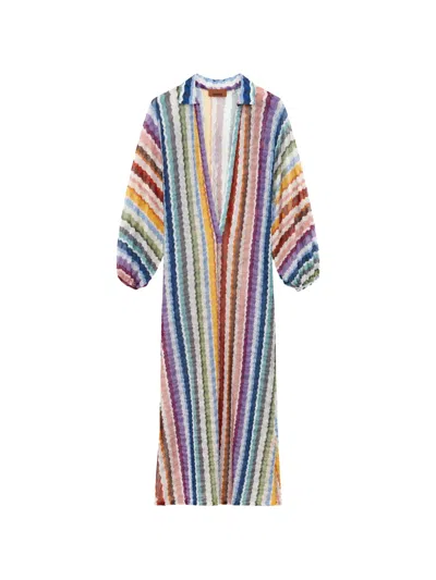Missoni Zig-zag Maxi Dress In Multi