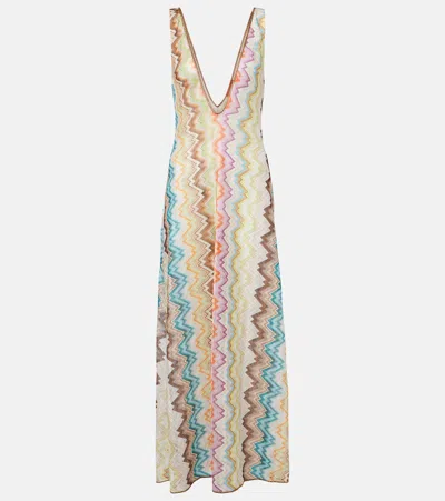 Missoni Zigzag Maxi Dress In Multi
