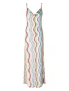 Missoni Zigzag Maxi Dress In White
