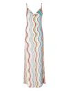 Missoni Zigzag Maxi Dress In White