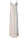 Missoni Zigzag Maxi Dress In White
