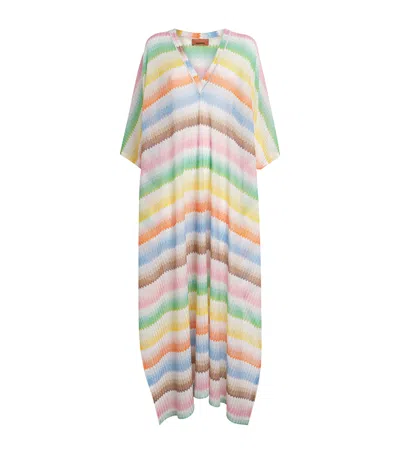 Missoni Zigzag Maxi Kaftan In Multi