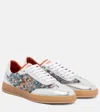 Missoni Zigzag Metallic Leather Sneakers In Multi