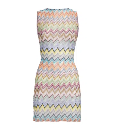 Missoni Zigzag Mini Dress In Multi
