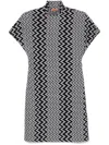 Missoni Striped Sequin-embellished Knitted Cardigan In Black