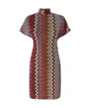 Missoni Zigzag Mini Dress In Multicolor