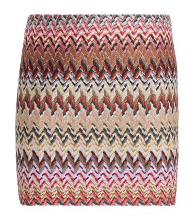 Missoni Zigzag Mini Skirt In Multi