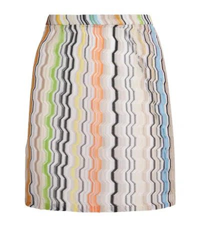 Missoni Zigzag Mini Skirt In Multi