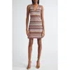 Missoni Zigzag Minidress In Multi