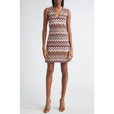 Missoni Zigzag Minidress In Multi