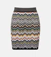Missoni Mini Skirt With Chevron Pattern In Multi