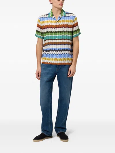 Missoni Zigzag Multicolor Viscose Shirt