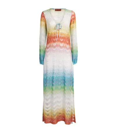 Missoni Zigzag Ombré Maxi Dress In Multi