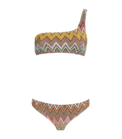 Missoni Zigzag One-shoulder Bikini