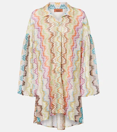 Missoni Zigzag Oversized Shirt In Multi