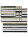 Missoni Zigzag-pattern Set Of Towels In Multicolour