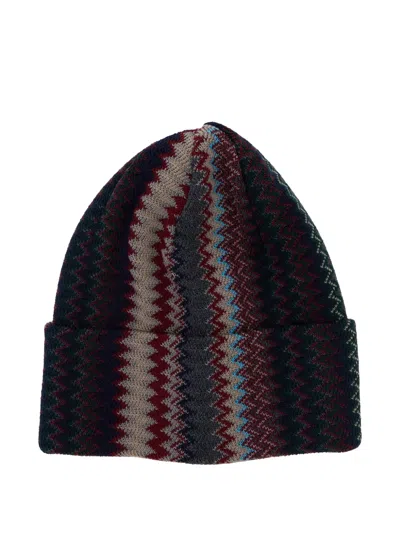 MISSONI ZIGZAG-PATTERN BEANIE