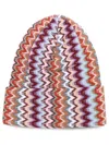 Missoni Zig-zag Pattern Beanie In Multi