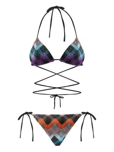 MISSONI ZIGZAG-PATTERN BIKINI