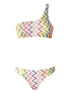 Missoni One-shoulder Bikini With Double Ties