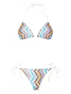 Missoni Klassischer Bikini Aus Viskose Und Lamé In Blue