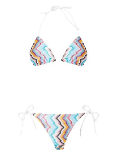 MISSONI ZIGZAG-PATTERN BIKINI