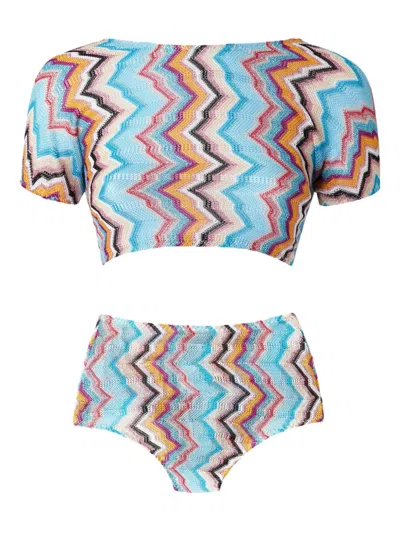 MISSONI ZIGZAG-PATTERN BIKINI