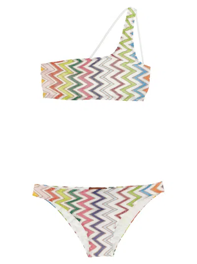 Missoni Zigzag Pattern Bikini In Multi