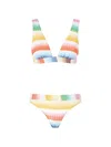Missoni Zigzag-pattern Bikini In Multi