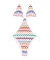 Missoni Zigzag Pattern Bikini In Multi