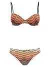 Missoni Zigzag Pattern Bikini In Multicolor