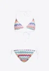 Missoni Zigzag-pattern Bikini Set In Multi