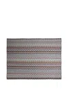 Missoni Zigzag-pattern Blanket In Brown