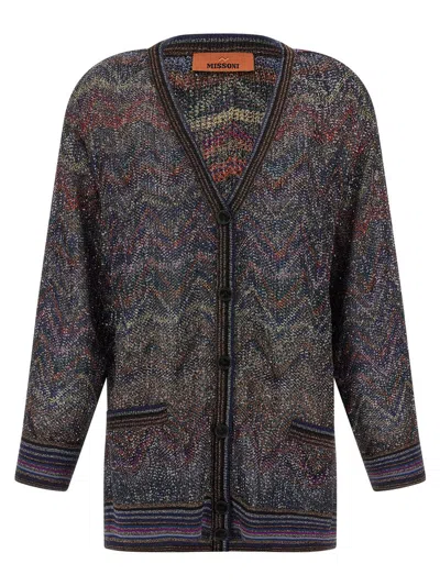 MISSONI MISSONI ZIGZAG PATTERN CARDIGAN