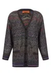 Missoni Zigzag Pattern Cardigan Sweaters And Cardigans Multicolor In Multi
