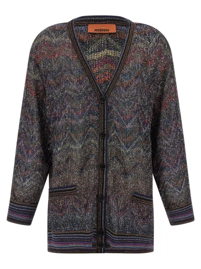 MISSONI ZIGZAG PATTERN CARDIGAN