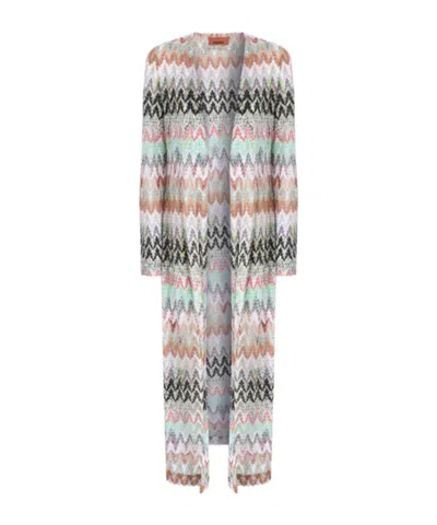 MISSONI MISSONI ZIGZAG LONG CARDIGAN