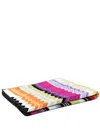 Missoni Zigzag-pattern Cotton Towel In Orange