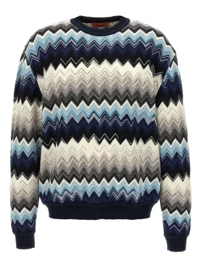 Missoni 'caperdoni' Sweater In Blue
