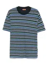 Missoni Chevron Zigzag Crew Neck T-shirt