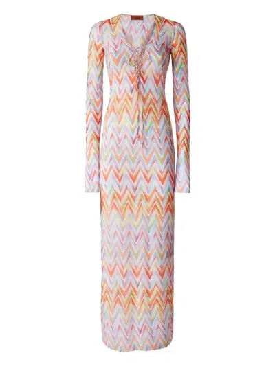 MISSONI ZIGZAG-PATTERN DRESS - WOMEN'S - FABRIC