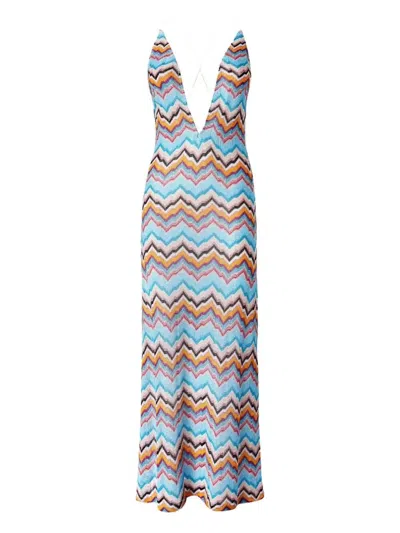 Missoni Kleid Mit Zickzackmuster